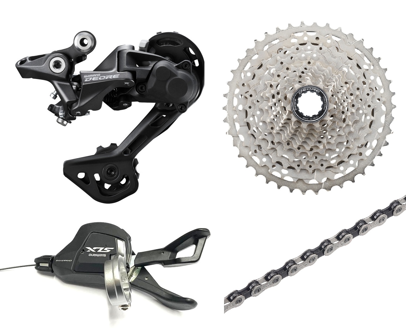 Shimano Deore M5100/SLX Schaltungsset 1x11-fach (11-42 Z.) Shimano Deore M5100/SLX Schaltungsset 1x11-fach (11-42 Z.)