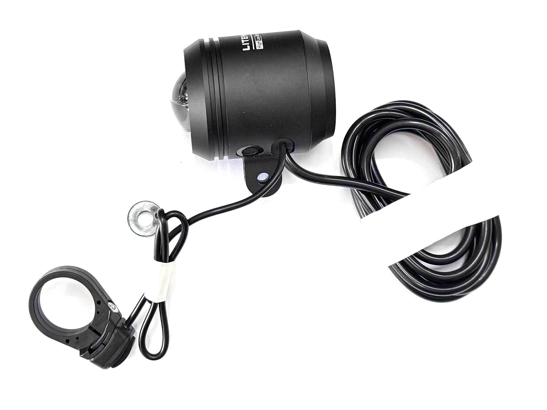Litemove AE-130 Scheinwerfer E-Bike 130 Lux inkl. Fernlichtschalter Litemove AE-130 Scheinwerfer E-Bike 130 Lux inkl. Fernlichtschalter