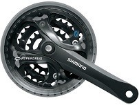 Shimano Kurbel FC-M361 175mm 42/32/22 Hosenschutz schwarz Shimano Kurbel FC-M361 175mm 42/32/22 Hosenschutz schwarz