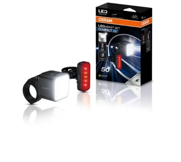 Osram Beleuchtungsset LEDs Bike Compact 50 Akku USB (STVZO zugelassen) Osram Beleuchtungsset LEDs Bike Compact 50 Akku USB (STVZO zugelassen)