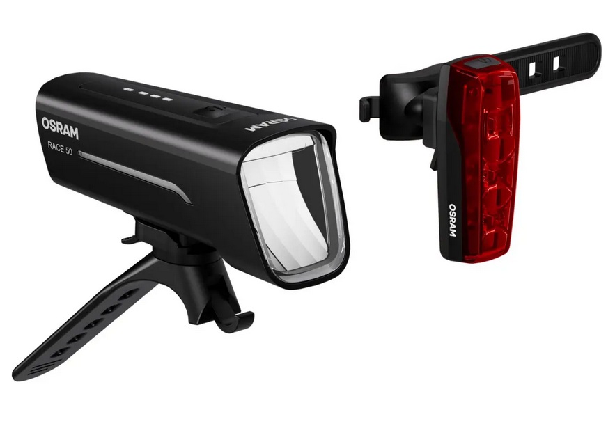 Osram Beleuchtungsset LEDs Bike Race Akku USB (STVZO zugelassen) Osram Beleuchtungsset LEDs Bike Race Akku USB (STVZO zugelassen)