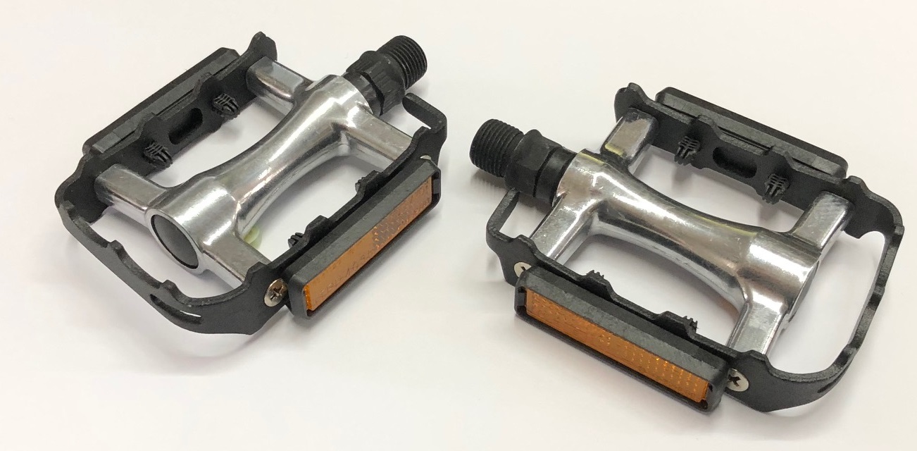 CNC sealed MTB Pedale silber/schwarz