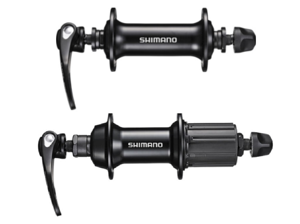 Shimano HB/FH-RS300 Nabensatz 32L inkl. QR schwarz Shimano HB/FH-RS300 Nabensatz 32L inkl. QR schwarz