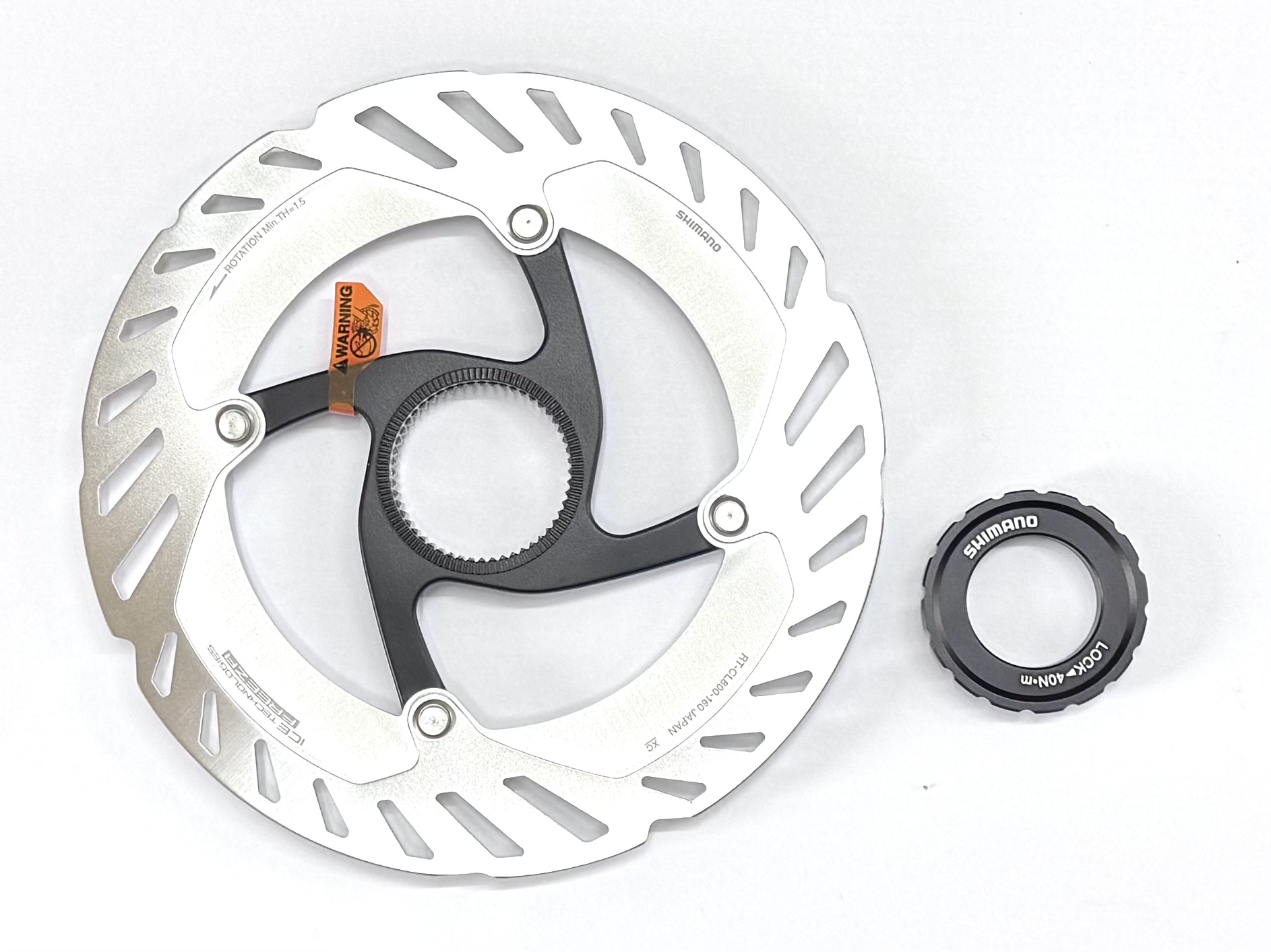Shimano Bremsscheibe Centerlock 160mm RT-CL800-S Ice-Tec Freeza Shimano Bremsscheibe Centerlock 160mm RT-CL800-S Ice-Tec Freeza