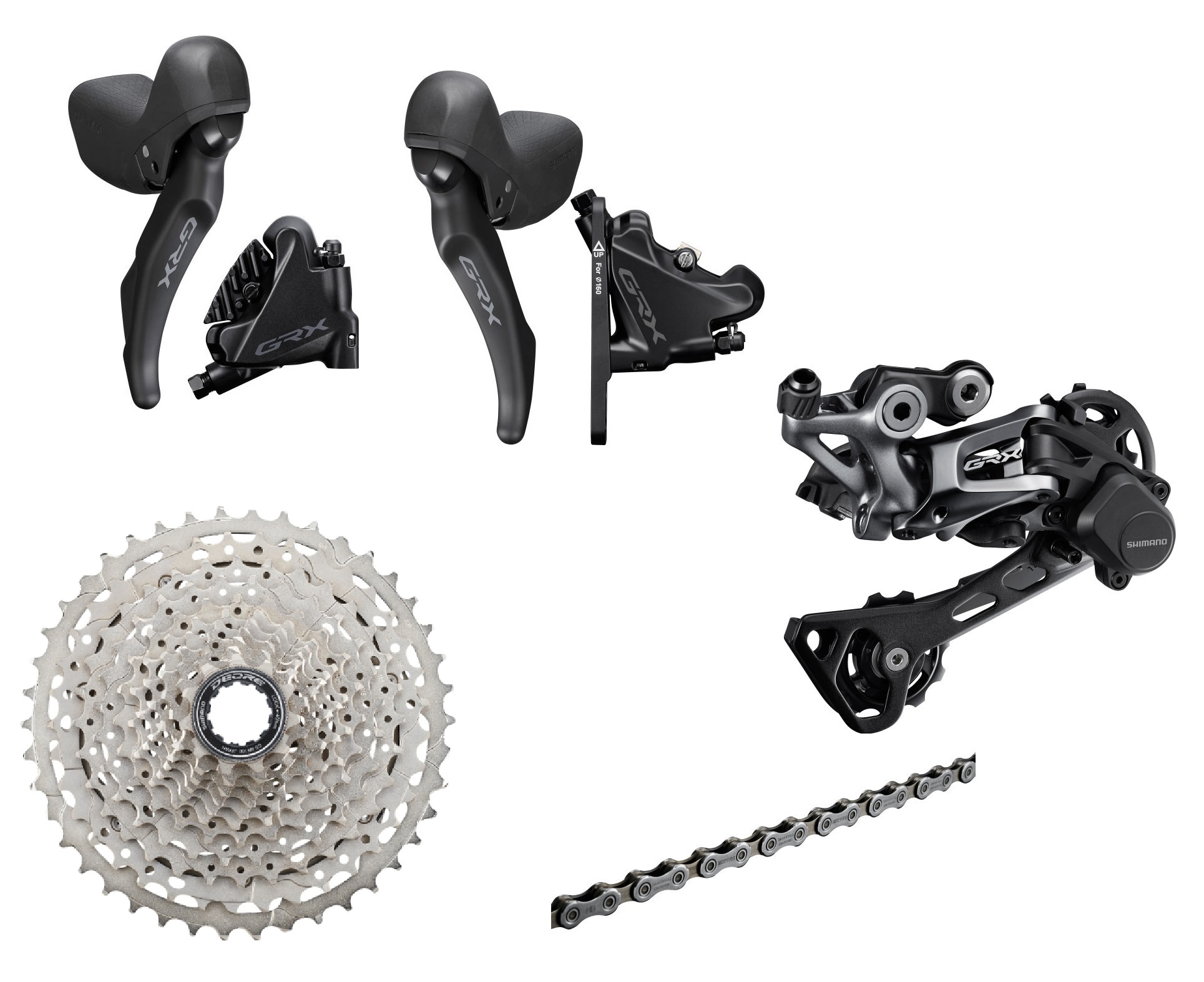 Shimano GRX810/Deore/FSA Schaltungsset inkl. Bremsen 1x11-fach (11-42 Z.) Shimano GRX810/Deore/FSA Schaltungsset inkl. Bremsen 1x11-fach (11-42 Z.)