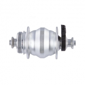 CNC X-Light SL-9 Disc-Nabendynamo 28 Loch silber matt CNC X-Light SL-9 Disc-Nabendynamo 28 Loch silber matt