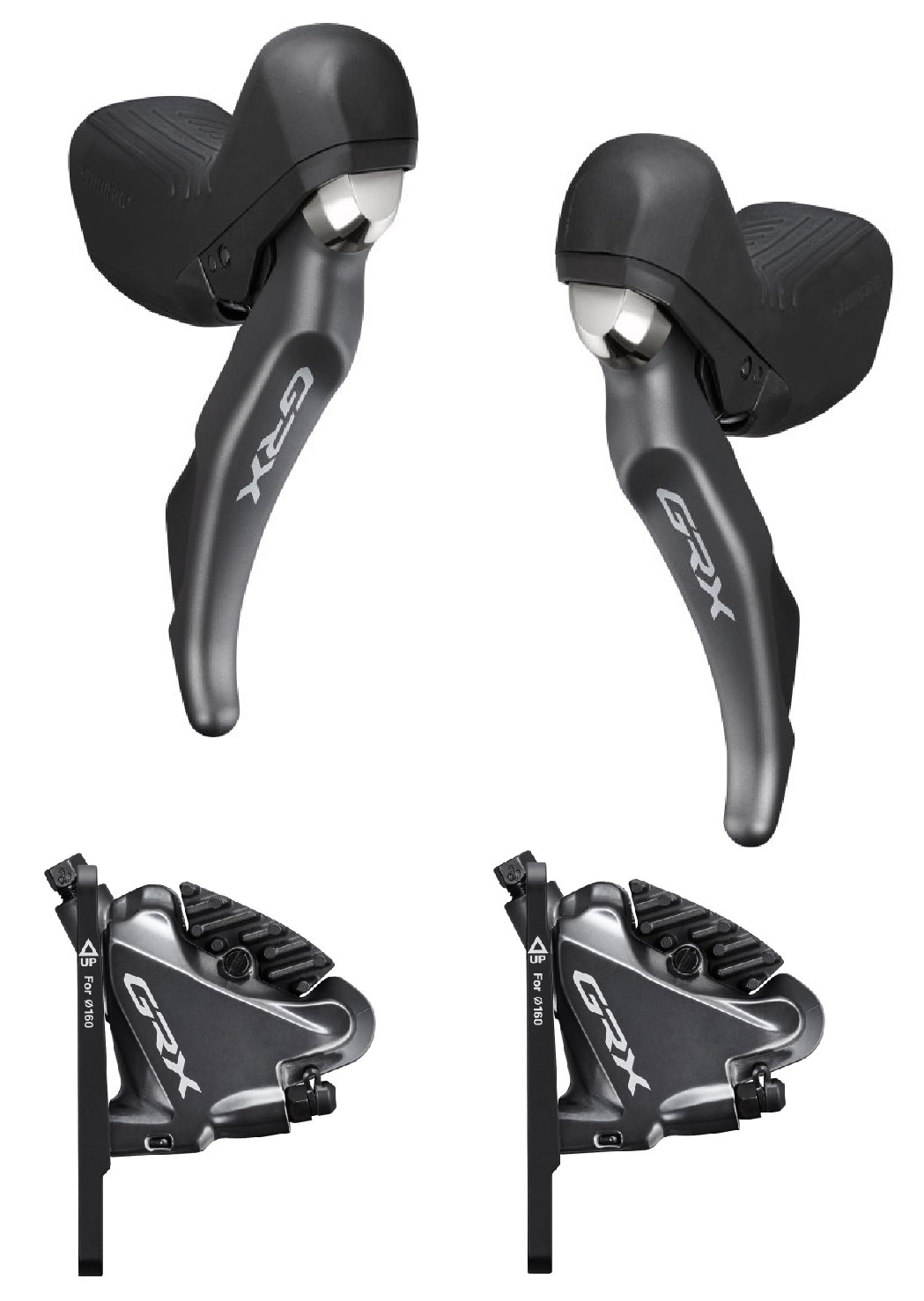 Shimano Disc-Brakeset GRX BL/ST-RX810/BR-RX810 1x11-fach 1650/1700 mm Shimano Disc-Brakeset GRX BL/ST-RX810/BR-RX810 1x11-fach 1650/1700 mm