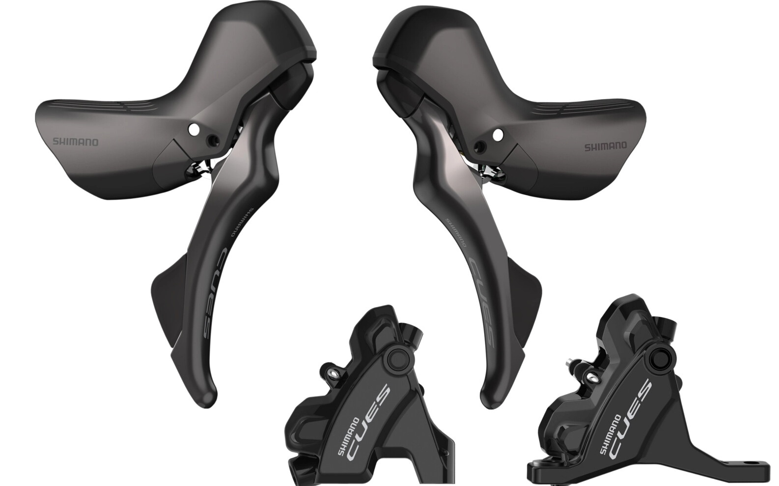 Shimano Schalt/Bremshebel Cues ST-U6030/BR-U6030 2x10/11-fach links und rechts Shimano Schalt/Bremshebel Cues ST-U6030/BR-U6030 2x10/11-fach links und rechts