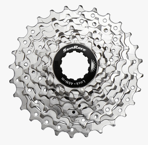 Sunrace Kassette CSR91 12-25 9-Fach silber Sunrace Kassette CSR91 12-25 9-Fach silber